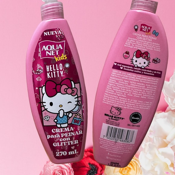 Aqua Net Hello Kitty Hair Cream with Glitter/ Shampoo 3 in 1 - Picture 3 of 3